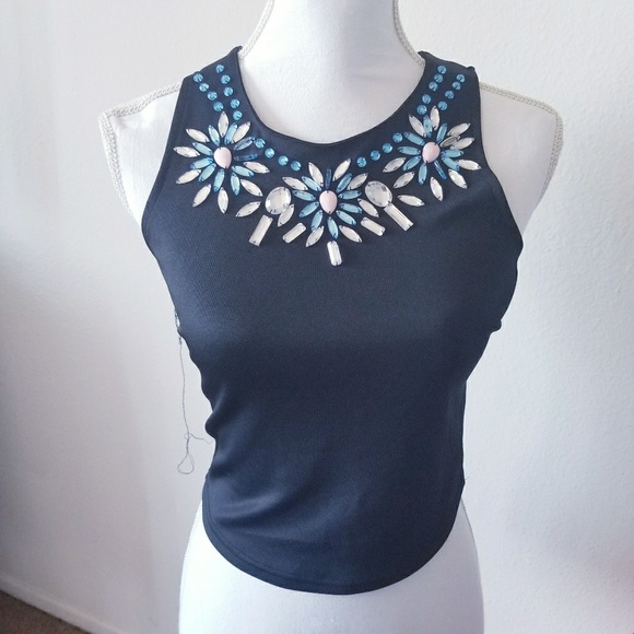 Say What? Tops - 🔮 5/$20 Beautiful Jeweled Small Top